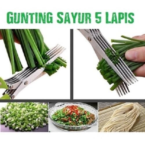 Kado Unik -- Gunting Sayur 5 (lima) Lapis