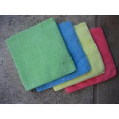 Kain Microfiber Handuk Kecil Lap Meja Motor Mobil Serbaguna 35x35 320GSM Cleaning Cloth - Random