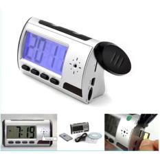Kamera Pengintai Jam Digital 720P Motion Sensor Dengan Remot Kontrol