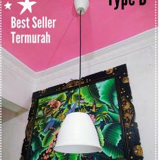 KAP LAMPU GANTUNG / LAMPU HIAS MINIMALIS PUTIH KODE TW218 Type B