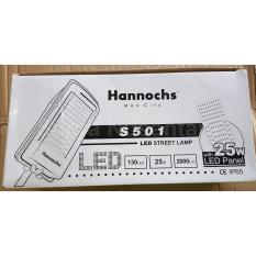 Kap Lampu Jalan Hannochs + Led Panel 25W + Tiang Dan Kedap Air