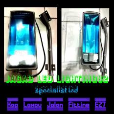 Kap Lampu Jalan Waterproof Fitting E27 Dan Tiang Kwalitas Bagus