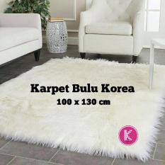 Karpet Bulu Korea Tebal Ukuran 100x130cm