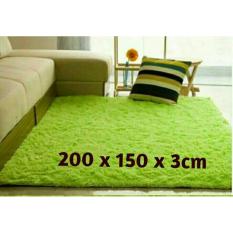 Karpet Bulu Rasfur Hijau Uk.200x150x3cm