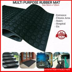 Karmob Supranusa / Karpet Karet / Keset Karet / Keset Kamar Mandi / Keset Anti Slip / Karpet Karet Anti Slip / Tangga Anti Slip / Lantai Pabrik / Karpet Masjid - Motif Koin Ukuran 50cm x 120cm