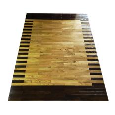 Karpet Kayu Sungkai Motif 140cm x 200cm, Karpet Kayu Solid, Parket Kayu Lantai, Karpet Borneo Kalimantan, Alas Kayu, Tikar Kayu, Lampit Kayu
