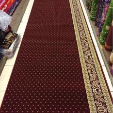 karpet masjid grosir meteran warna merah TEBRIZ