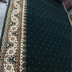 karpet masjid motif warna hijau MAGBUL