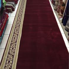 karpet masjid murah meteran warna merah TEBRIZ