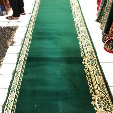karpet mushola harga meter warna hijau SUPER MOSQUE
