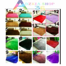 adzkia35 kasur karpet bulu polos