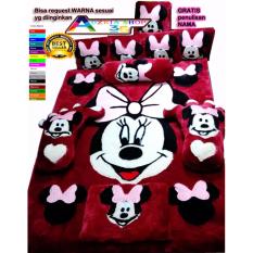 adzkia35 kasur karpet karakter mickey fullset