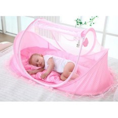 Kelambu Gantung Kasur Kelambu Gantung Lazada Kelambu Gantung Modern Kelambu Gantung Motif Kelambu Gantung Online Kelambu Insektisida KL 09 Music 3 in 1 Dengan Kasur Dan Bantal Pink