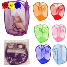 Keranjang Baju lipat Polos / Laundry Bag / Tempat Baju Kotor - Random