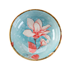 Keramik Yang Dilukis With Tangan Kecil Piring