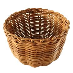 Keranjang Buah dari Anyaman Rotan, Tempat Buah, Keranjang Anyaman, Keranjang Penyimpanan, Storage Basket, Handmade Basket, Cover Pot Anyaman, Keranjang Pulut, Keranjang Handmade, Keranjang Mainan, Keranjang Alat Tulis, Tempat Penyimpanan