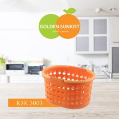 Keranjang Shampoo Kecil Plastik (KSK 3003) Golden Sunkist