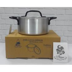 Kidstafun - BIMA PANCI ALUMINIUM SAUCEPOT 20CM 3-0LITER MADE IN INDONESIA - A002 - Multicolor