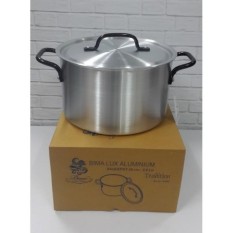 Kidstafun - BIMA PANCI ALUMINIUM SAUCEPOT 24CM 5-0 LITER MADE IN INDONESIA - A004 - Multicolor