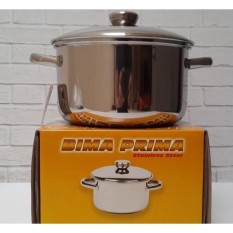 Kidstafun - PANCI BIMA PRIMA SAUCEPOT 22 CM STAINLESS STEEL KUALITAS PRIMA - Multicolor