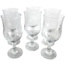KIG Gelas Wine Set 6Pieces Polos Elegant Transparan / Gelas Anggur / Gelas Mewah / Gelas Kaca / Gelas Berkualitas / Gelas Lucu / Gelas Unik