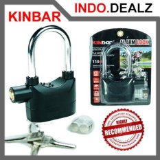 Kinbar Gembok Alarm Lock Kunci Pengaman Rumah Pagar Sepeda Dll