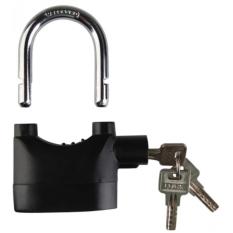 Kinbar Gembok Alarm Motor Suara Anti Maling / Lock Siren - Black