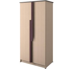 Kirana Lemari Pakaian Brooklyn 2 Pintu - White Oak