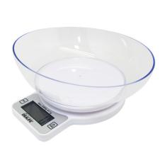 Kitchen Scale - Timbangan Dapur - Digital Lcd Electronic Kitchen Food With Bowl + Gratis Mangkuk & Baterai 1 Set