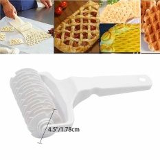 Peralatan Dapur, Pizza, dan Roti Pastry Lattice Rolling Roller Cutter Plastik-Intl