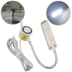 Ki Hangat Modern 1 PC Mesin Jahit Industri 20 LED 220 V Pemasangan Magnetik Light Lampu Pin Plug Aksesoris Jahit Alat -Intl