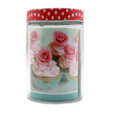 Kiwi - Toples Polkadot Sedang Bulat 1.1 liter - Merah