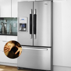 Kobwa Kulkas Debu Gagang Pintu Covers, Dapur Peralatan Listrik Sarung Tangan Lemari Es Microwave Mesin Pencuci Piring Door Cloth PROTECTOR-Intl