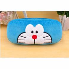 Kotak Pensil Lucu Gambar Kartun Anak Motif Doraemon Lucu Tempat Pensil Pen Alat Tulis Penghapus Peralatan Sekolah Kantor Desain Boneka Ala Korea Unik Like a Doll Dompet Resleting Bahan Cotton Plush Kain Bludru Lembut Halus s4989 - Biru