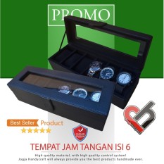 Kotak Tempat Jam Tangan Isi 6 - Watch Box Organizer