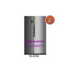 KULKAS SIDE BY SIDE 2 DOOR GEA RC-67WS/ KULKAS 2 PINTU PROMO