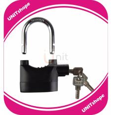 Kunci Gembok Alarm Super Kuat - Lock Kunci Pengaman Rumah Pagar, Motor + Free Baterai Cadangan