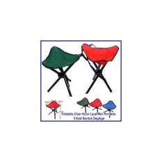 Kursi Lipat Segitiga 3 Kaki Foldable Chair Tempat Duduk Portable
