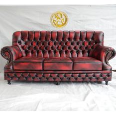Kursi Sofa DRAGON tiga dudukan sofa kulit oscar mewah