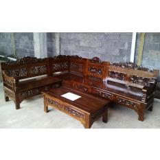 Kursi Sudut Ukir kayu Jati Bagong Rahwana