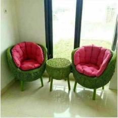 Kursi Teras / Kursi Cafe dari anyaman rotan sintetis TERLARIS