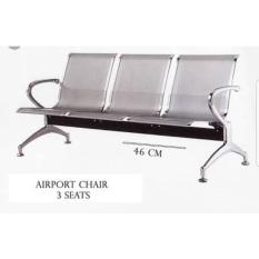 Kursi tunggu / kursi airport 4 person black import