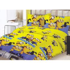 Lady Rose Minions Sprei Set 160x200x20cm - Bantal 2