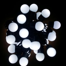 Lampu Anggur / Small Round String Lamp / Lampu Hias Tumblr Warna Fluorescent White Premium Quality untuk Dekorasi dan Foto