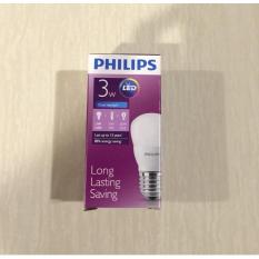 Lampu Bohlam Bulb LED Philips 3W - Cool Day Light Putih - 3 Watt