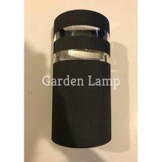 Lampu Dinding Minimalis- Lampu Taman Outdoor - Setengah Oval -LD 011