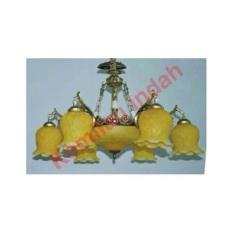 LAMPU GANTUNG ANTIK TERAS PLAFON HIAS CAB6+3 BOHLAM E27 BENTUK B