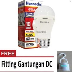 Lampu Hannochs LED Emergency Genius 10 Watt AC DC