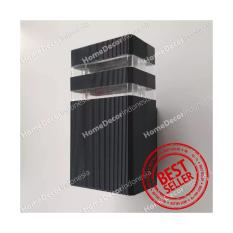 Lampu Hias Taman Pilar Rumah Minimalis Tempel Dinding Outdoor - Kotak