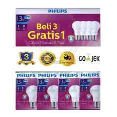 Lampu LED bohlam Philips 13w/watt beli 3 gratis 1 putih